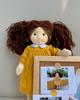 BlissfulPixie Waldorf Doll - Handmade Inka 12" Soft Girl Plush Toy, Perfect for Kids