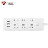 BULL GN-UUB126 6-Outlet Power Strip with 3 USB Ports