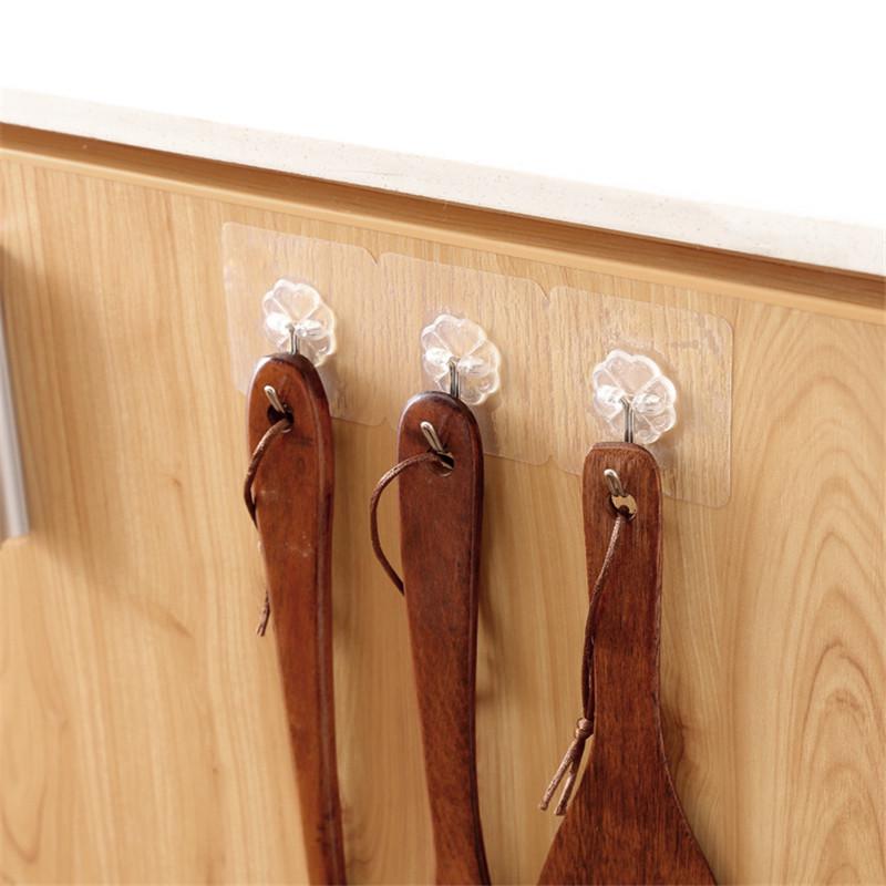 1/3/5/12 шт. Крючки на клейкой основе, прочные, водонепроницаемые, для кухонной двери