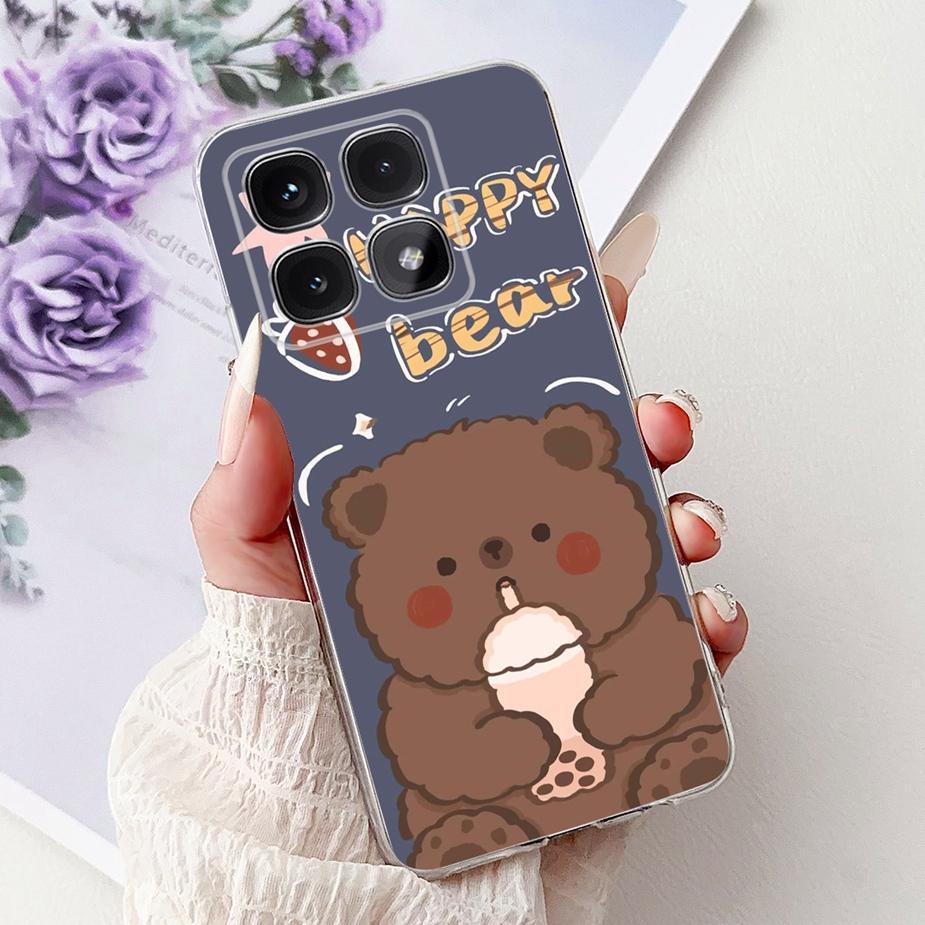 For Xiaomi Mi 14T Pro Case Cute Cat Fashion Painted Cover Soft Silicone Phone Case For Xiaomi 14T Pro Mi14T 5G Back Cover Bumper