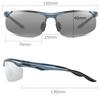 Color Changing Polarized Sunglasses Color Alloy Photochromic Sports UV Driving Dimming [UHUKO] Sunglasses, [Ultra Lightweight/Rapid