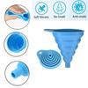 Universal Liquid Funnel Foldable Kitchen Funnel Car Engine Funnel  Washer Fluid Change