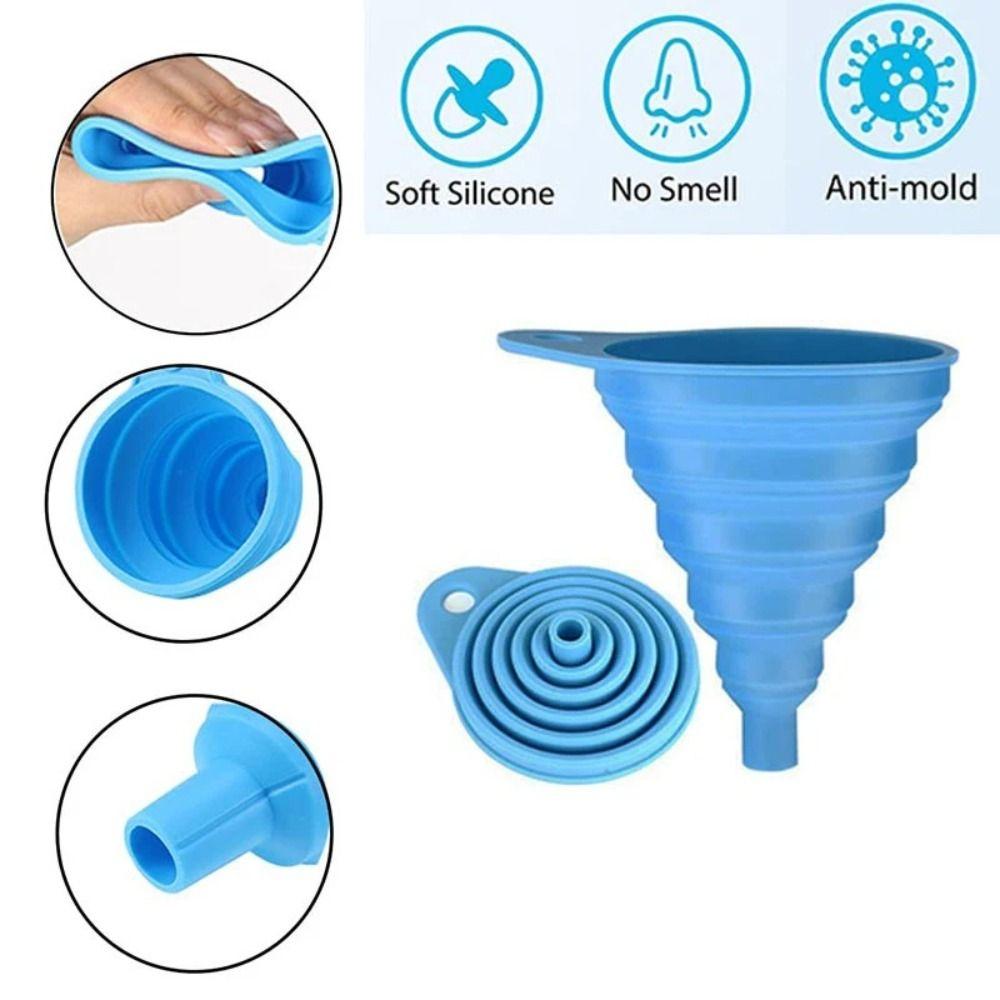 Universal Liquid Funnel Foldable Kitchen Funnel Car Engine Funnel Washer Fluid Change