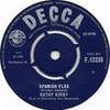 7-дюймовая пластинка КЭТИ КИРБИ - Испанская блоха F12338 Decca 1966 Великобритания Поп Б/У