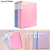 1 Pc 20/40 Pages Transparent A5 Folder Document Folder For Office And School