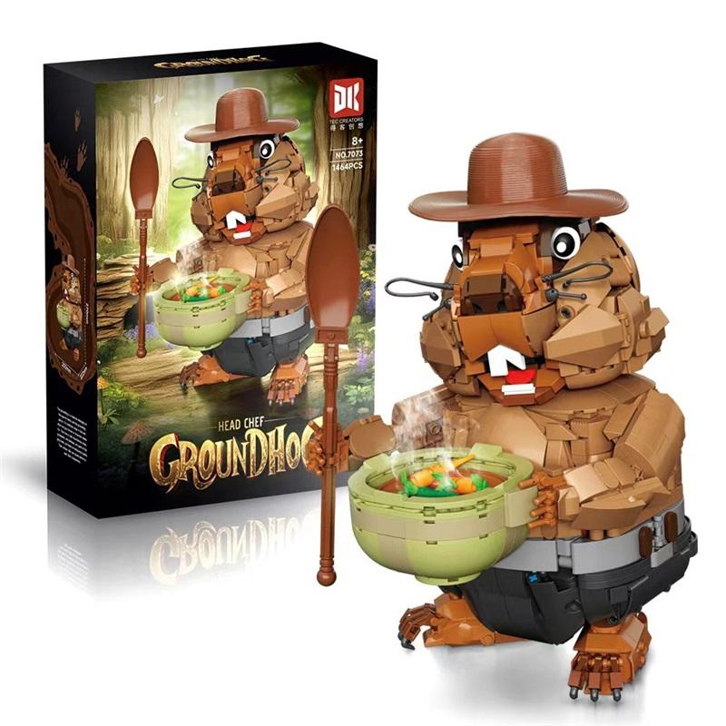 Совместимые с LEGO сурок животное сложная модель сборка строительные блоки игрушки