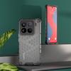KEYSION Shockproof Armor Case for Xiaomi 15 5G Soft Silicone+PC Transparent Honeycomb Phone Back Cover for Xiaomi 15 Pro 5G