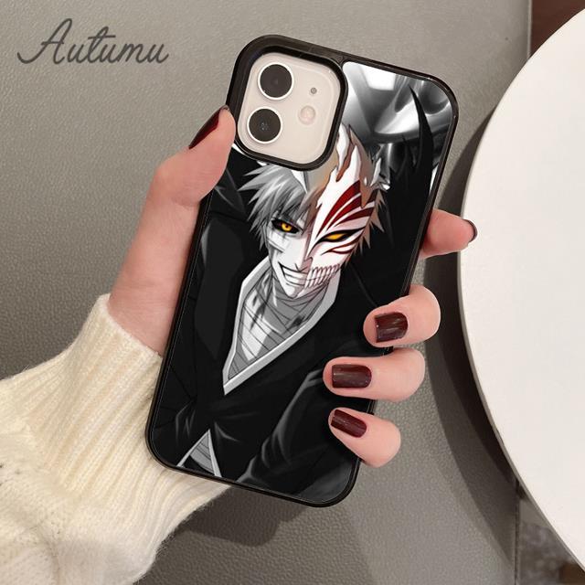 Чехол для телефона Bleach Ichigo Kurosaki Anime для iPhone 11 12 13 14 Pro Max mini X XR XS SE 2020 6S 7 8 Plus Galaxy S21 S22