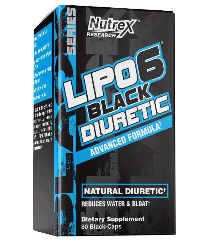 Nutrex LIPO-6 BLACK DIURETIC, 80 Caps