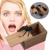 Funny Surprise Joke Prank Happy Box Wooden Spider Box Toys And Other Scary Toys Target Adult Boy April Fool Festival Party Props