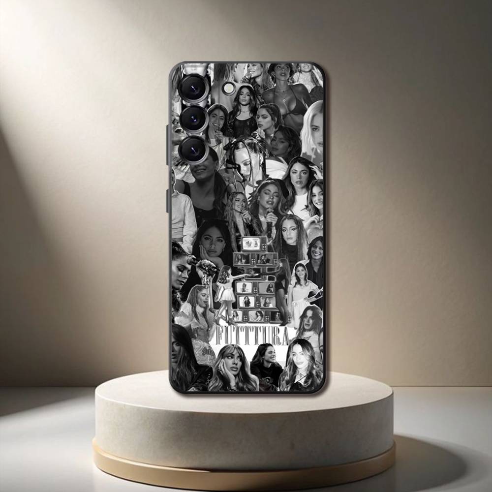 Чехол для телефона T-Tini S-Stoessel для Samsung Galaxy A 73,72,51,53,52,71,22,5G,Note,J7,8,9 Мягкий черный чехол