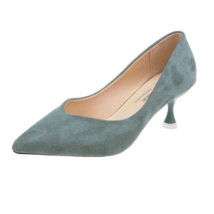 Модные замшевые женские туфли на высоком каблуке, модные женские туфли, остроносые туфли на высоком каблуке, женские туфли, новые туфли для вечеринок, женские