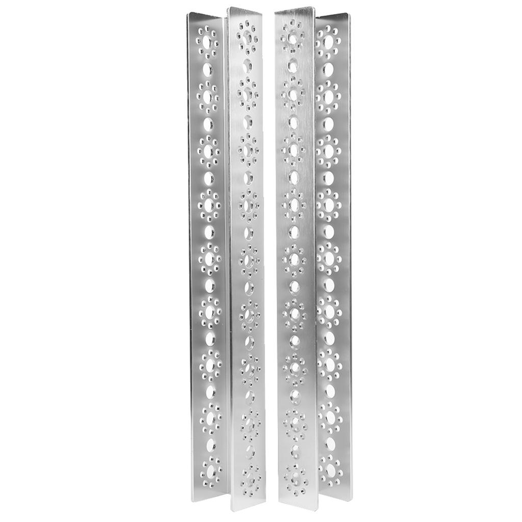 2pcs 17 Holes U Beam Aluminum Channels Robot Parts fit for Tetrixrobotics