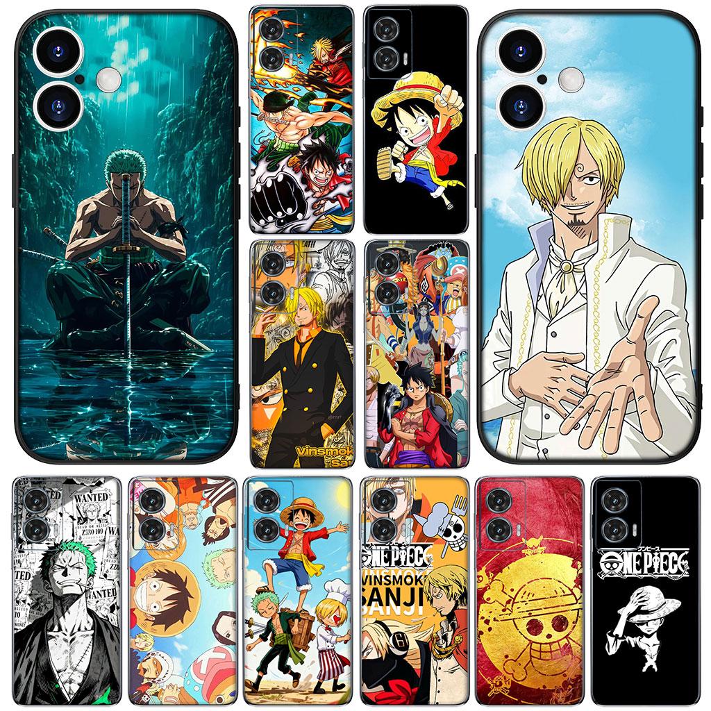 Roronoa Zoro Luffy One Pieces Sanji for Motorola Moto G82 G20 G22 G23 G32 G9 G8 G7 Power Plus G41 G52 G30 G71 E22 E13Case