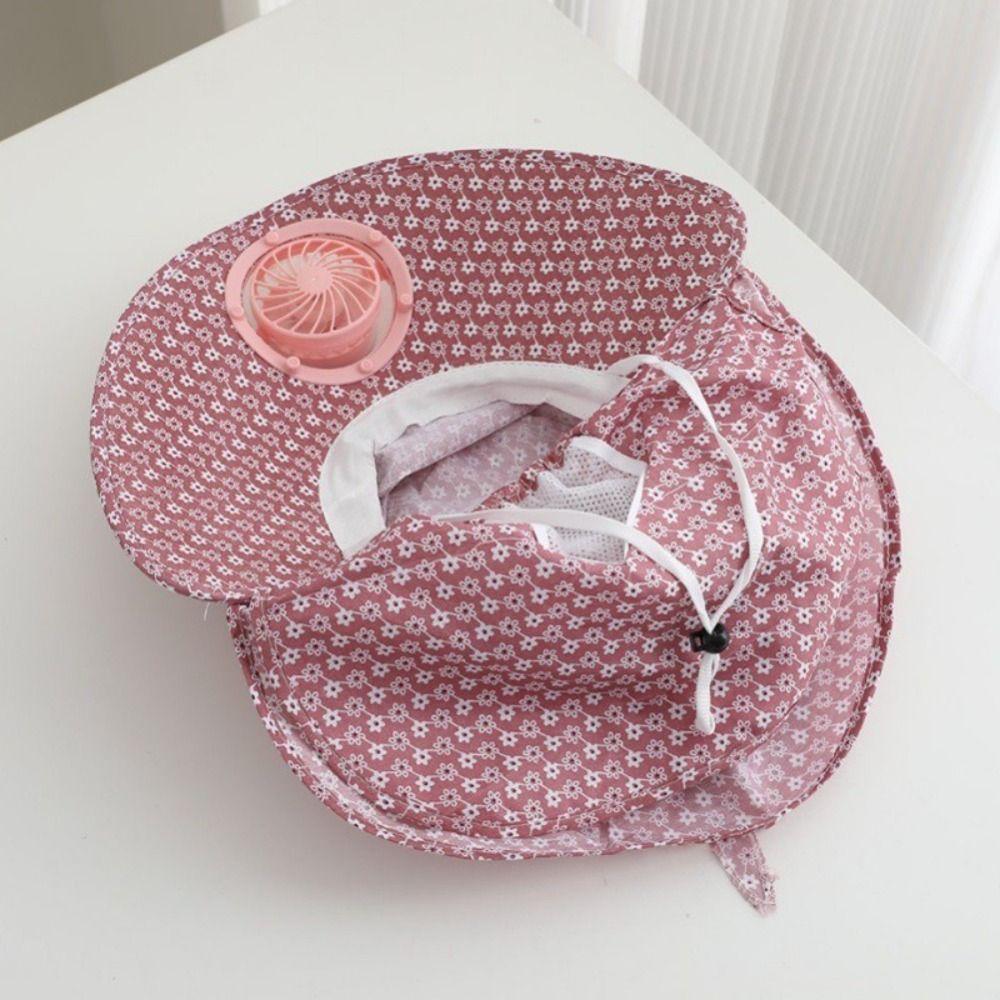 USB Charging Sun Cap Anti-UV Cooling Fan Hat Sunscreen Cap Fisherman Hat Summer Season