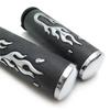 Flame Angry Fire Handlebar Grips for Harley Davidson Suzuki 1" 25mm Throttle Motorcycle Parts