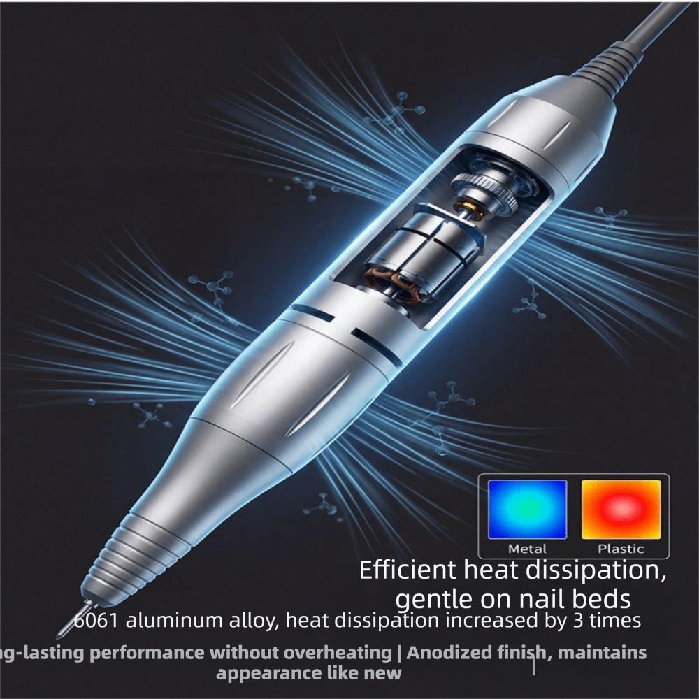 Replacement Handle Nail Art Grinding Pen Pen Handle Manicure Pedicure Tool Nail Polishing