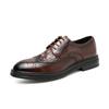Autumn Men Dress Shoes Fashion Leather Lace -Up Men 'S Casual Shoes British Style Business Office Footwear Formal Shoes Man