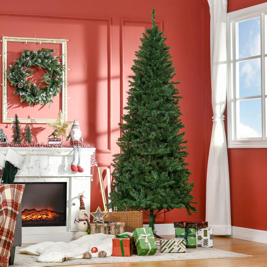 Artificial Christmas Tree 210H cm 865 Branches Needles Nordmann Imitation Highly Realistic Green