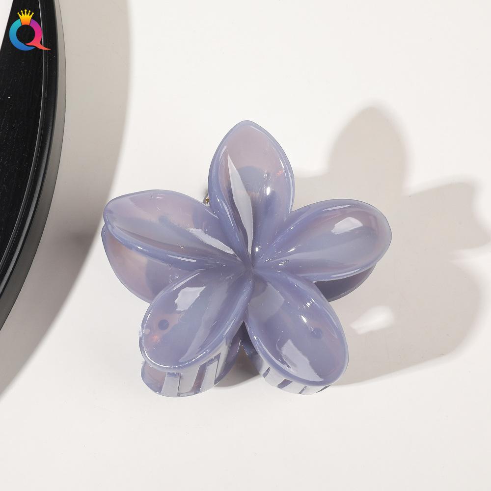 Fashion Bauhinia Egg Flower Hair Clip Back Head Bun Grab Clip Shark Hair Clip Accessories