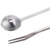 1/4pcs Stainless Steel Pickle Fork 8.7 Inch Long Handle Pickle Forks Set Olive Spoon  Kitchen