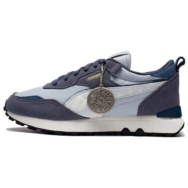 Puma Rider Fv Cny Papermaking Fs Refreshing Trendy Low-Top Lifestyle Casual Shoes Unisex Sneaker Blue Gray White 392946-01