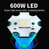 Новый светодиодный фонарик высокой мощности 600 Вт, перезаряжаемый фонарик со встроенным аккумулятором, фонарик для кемпинга, рыбалки, охоты