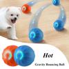 Игрушка для собак Интеллектуальная интерактивная кошка Прыгающий мяч Автоматическая дрессировка катящегося мяча Автоматическая движущаяся электрическая игрушка Товары для собак