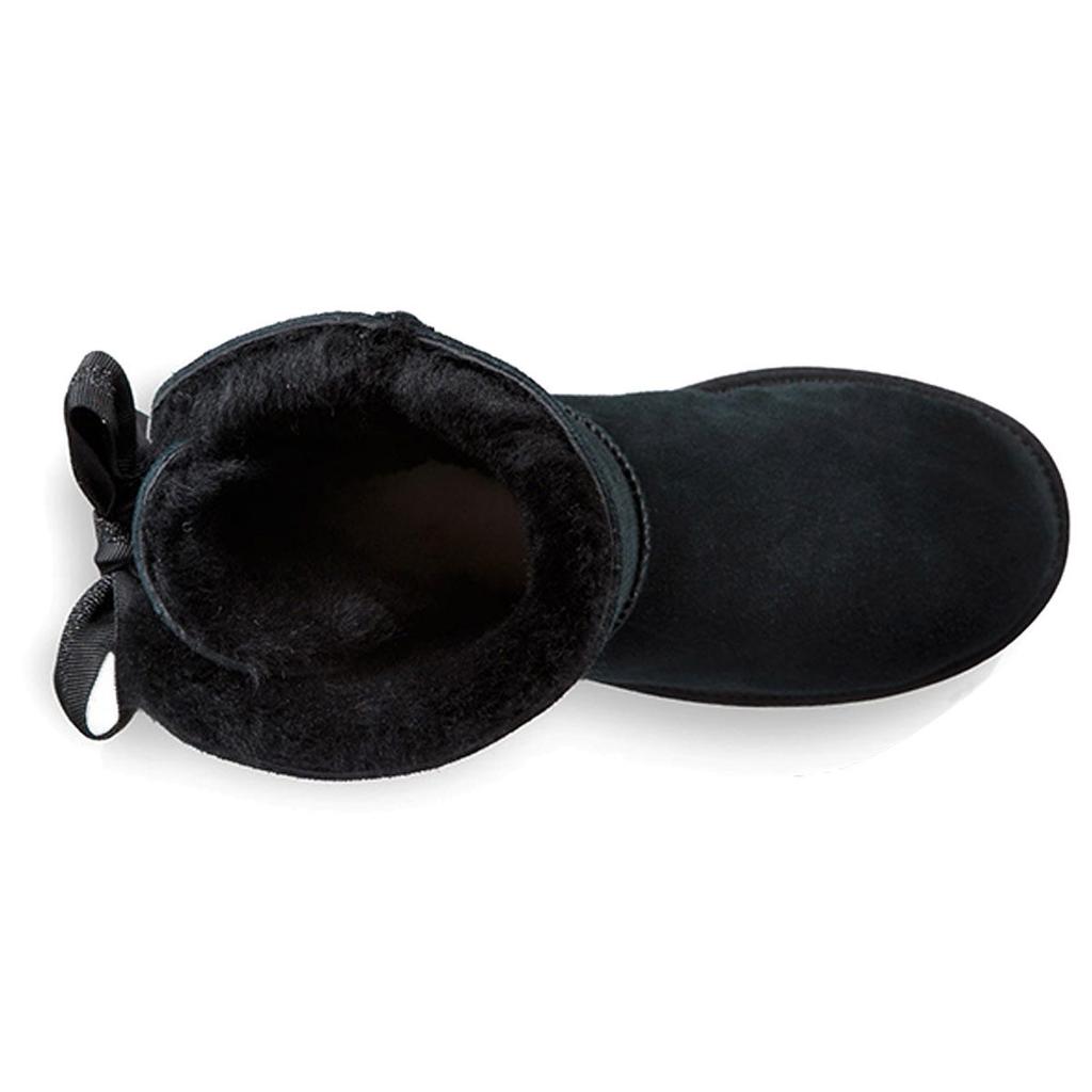 UGG Женские черные ботинки Bailey Bow Short 1098075-BLK (с возможностью персонализации)