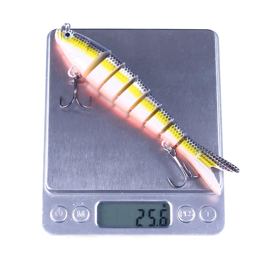 Приманки Yediao для окуня, форели, многосоставные приманки, медленно тонущая приманка для пресноводной и соленой воды, набор бионических приманок для рыбалки