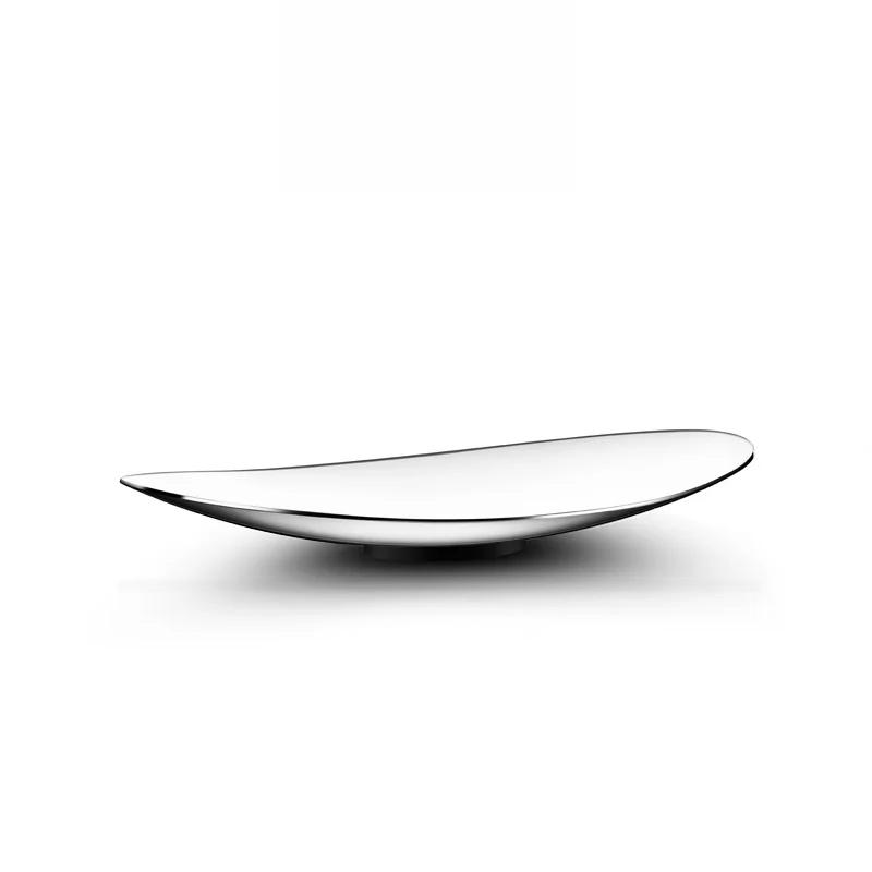 Блюдо из нержавеющей стали, фруктовая тарелка, металлическая фруктовая чаша, поднос для сервировки стола, украшение для дома, вечеринка