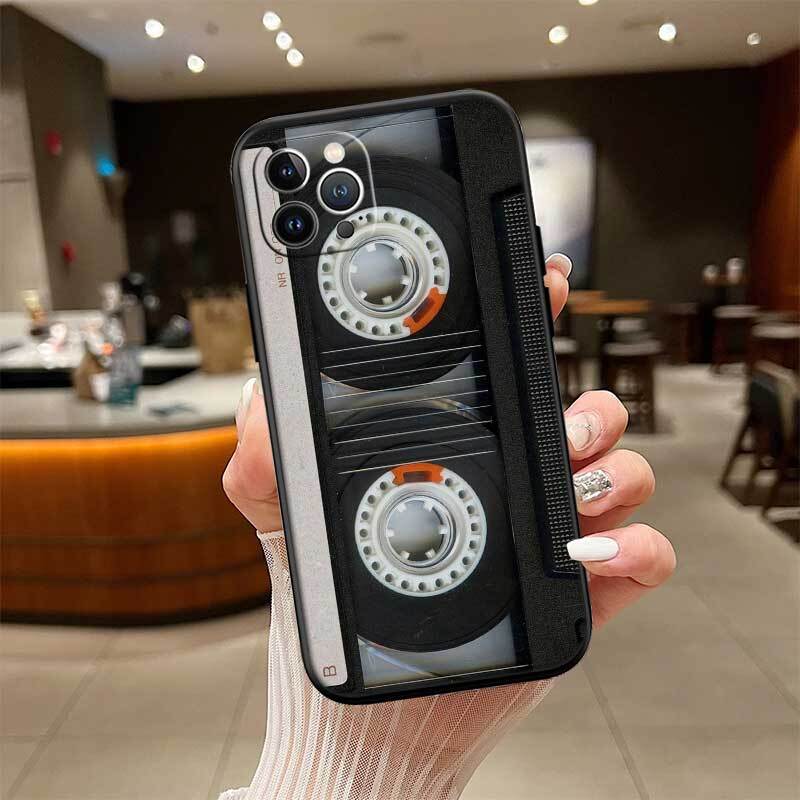 Cassette Vintage Tape Case for Samsung M55 M35 M15 A02 A05S A05 A06 A15 A12 A13 A10 A16 A20 A22 A24 A25 A30 A31 A32 A33 A35 A42 A50