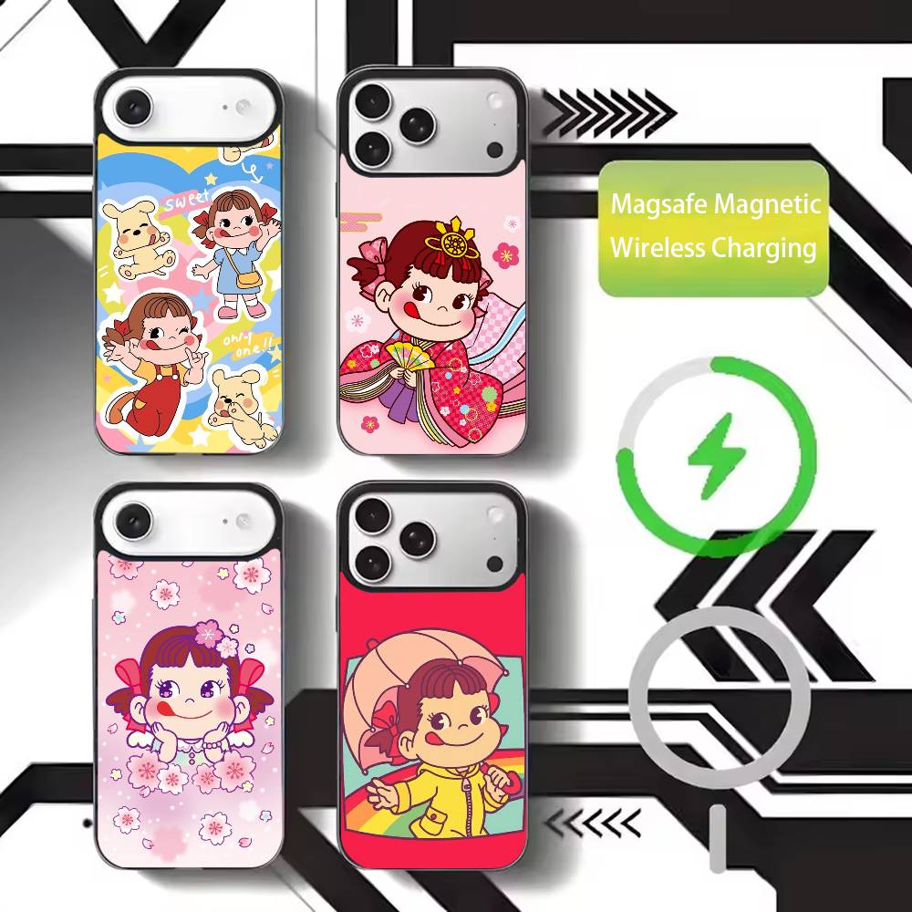 F-Fujiya-Milkys-Peko-C-Chan Phone Case For iPhone17,16,15,14,13,12,11 Plus,Pro Max Magnetic For Magsafe Wireless Charging