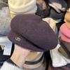Autumn and winter warm fashion wool beret children Internet celebrity niche short cover dome woolen pumpkin hat fashion hat