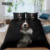 Home Living Luxury 3D Pet Dog Print Bedding Set Labrador Duvet Cover Pillowcase Queen and King EU/US/AU Size Polyester Bedding