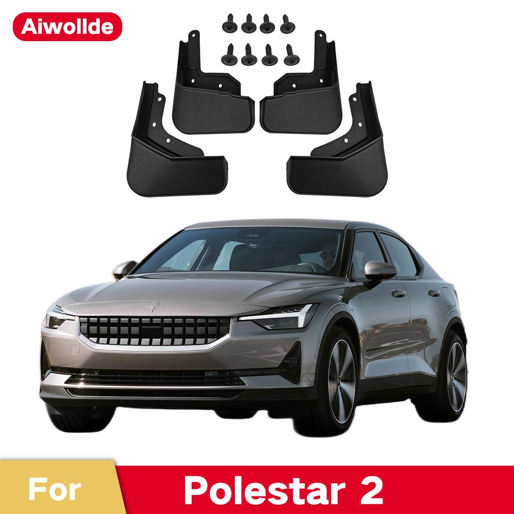 Брызговики для Polestar 2 2022 2023, брызговики, передние и задние колеса, крыло, автомобильные аксессуары