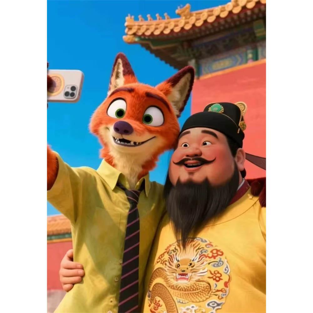 Disney Зверополис Джуди Ник 5D Алмазная Живопись Полностью с Алмазами Сделай Сам Ручная Алмазная Живопись Мультяшный Декоративный Набор для Живописи