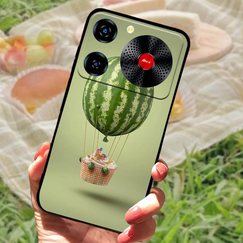 For ZTE Nubia Music Case Shockproof TPU Silicon Black Bumper Cover For ZTE Nubia Music Phone Cases Cute Back Cover Fundas Capa