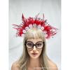 Feather Hair Band Halloween Party Cosplay Festival Costume Accessory Unisex Headpiece