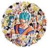 50 ШТ. Классические Аниме Наклейки Dragon Ball Мультяшный Стикер Сон Гоку Водонепроницаемые Наклейки для Чехла Телефона, Ноутбука, Канцелярских Принадлежностей DIY Игрушка для Детей