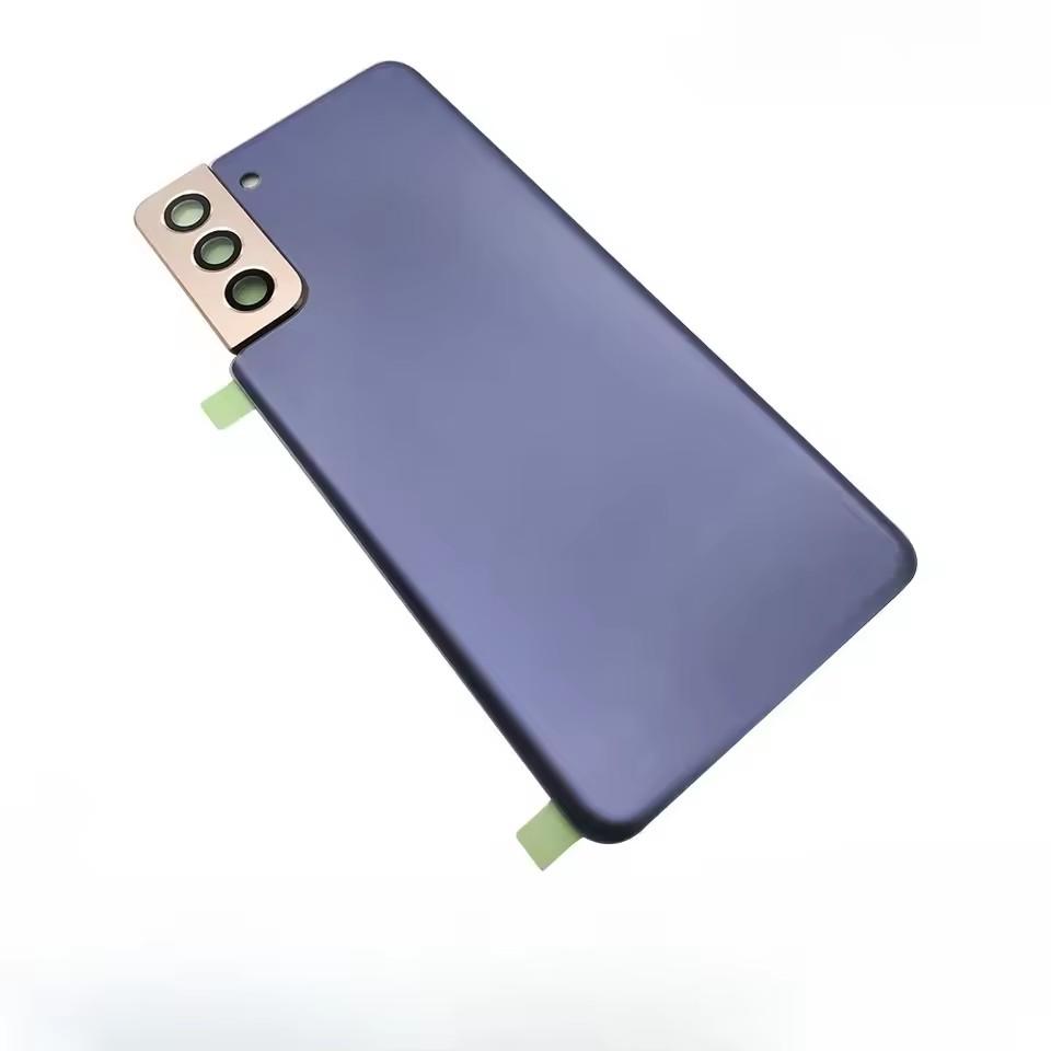 Задняя крышка аккумулятора для Samsung Galaxy S21 G991 S22 Plus G996 Запасные части корпуса с объективом камеры