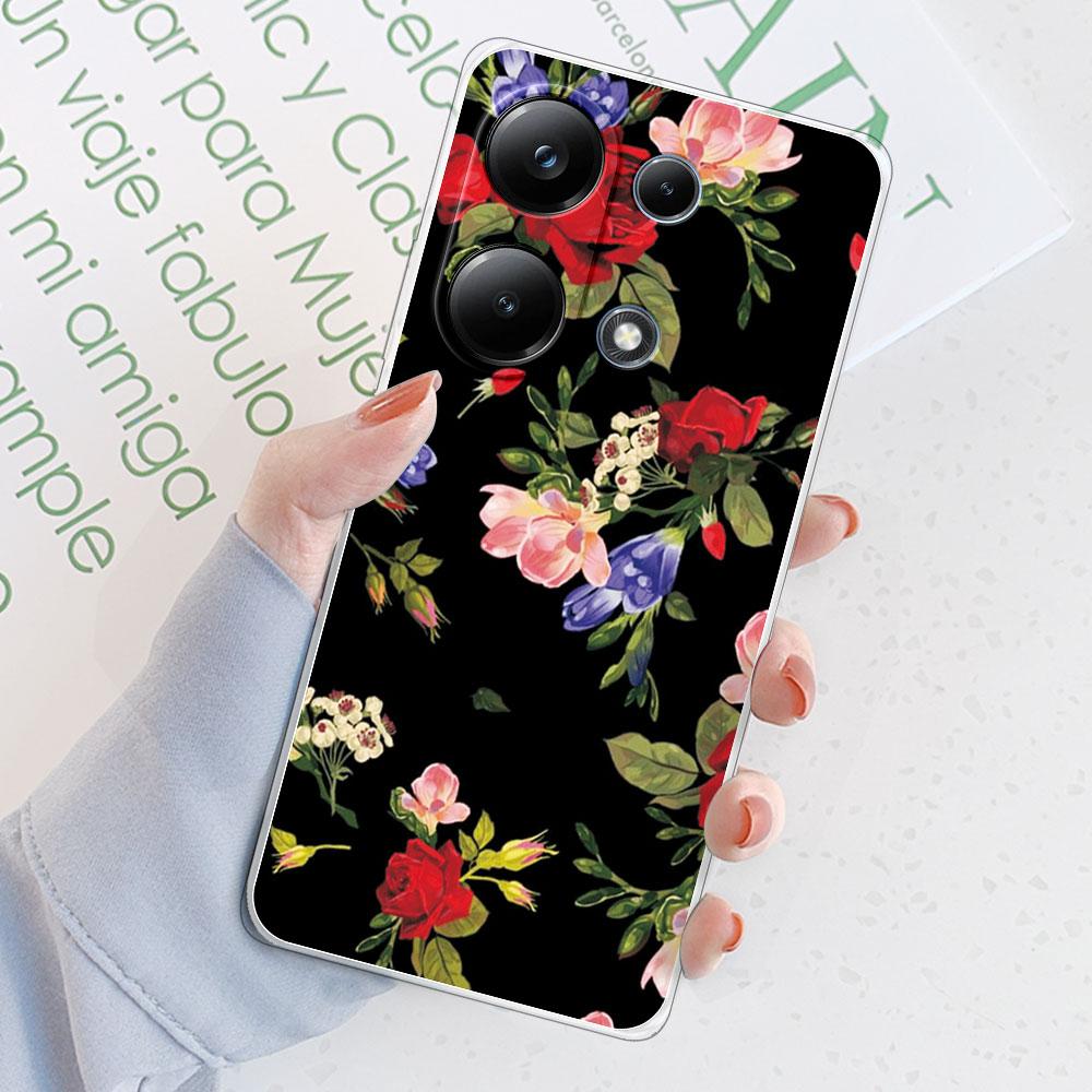 Для чехлов Redmi Note 13 Pro Чехол для Redmi Note 13 Прозрачный Защитный Мягкий Силиконовый Чехол для Телефона Funda или Redmi Note 13 Pro Plus Coque