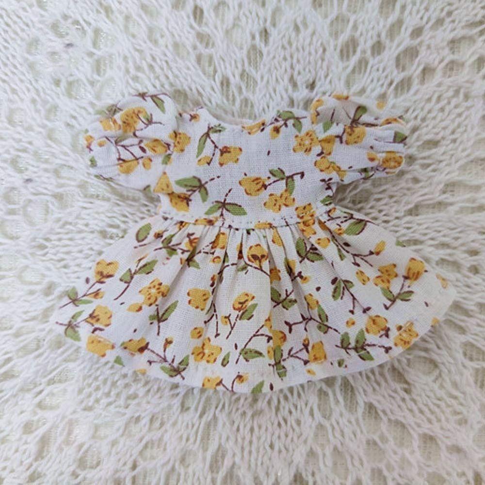 Наряды для кукол с рукавами-лепестками лотоса, платья, одежда для кукол, юбка для кукол 1/11 OB11 / для 1/12 BJD