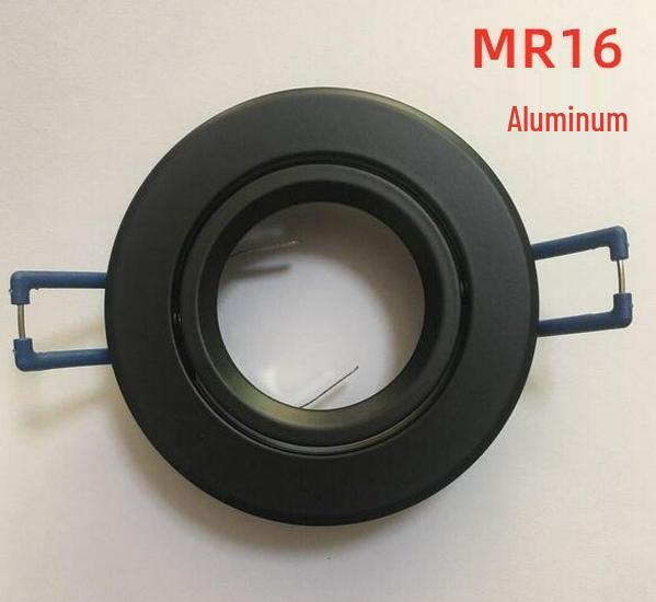 Brushed Nickel GU10 MR16 LED Ceiling Spotlight Brackets