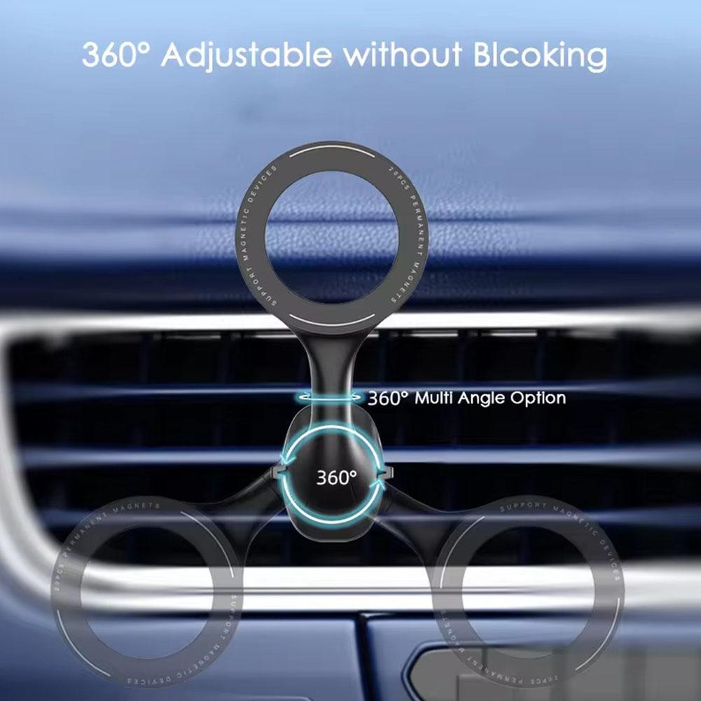 1шт магнитный держатель для телефона для автомобиля автомобильный держатель сильный магнит крепление для телефона на вентиляционное отверстие для iPhone12 и выше N8I7