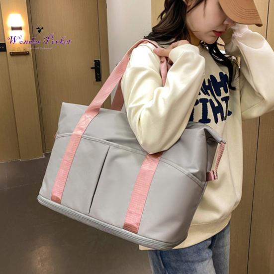 Сумка для спортзала большой вместимости с застежкой-молнией Многоразовая сумка для йоги и фитнеса Водонепроницаемая спортивная сумка для занятий спортом на открытом воздухе с плечевым ремнем Портативная одежда для секса для взрослых