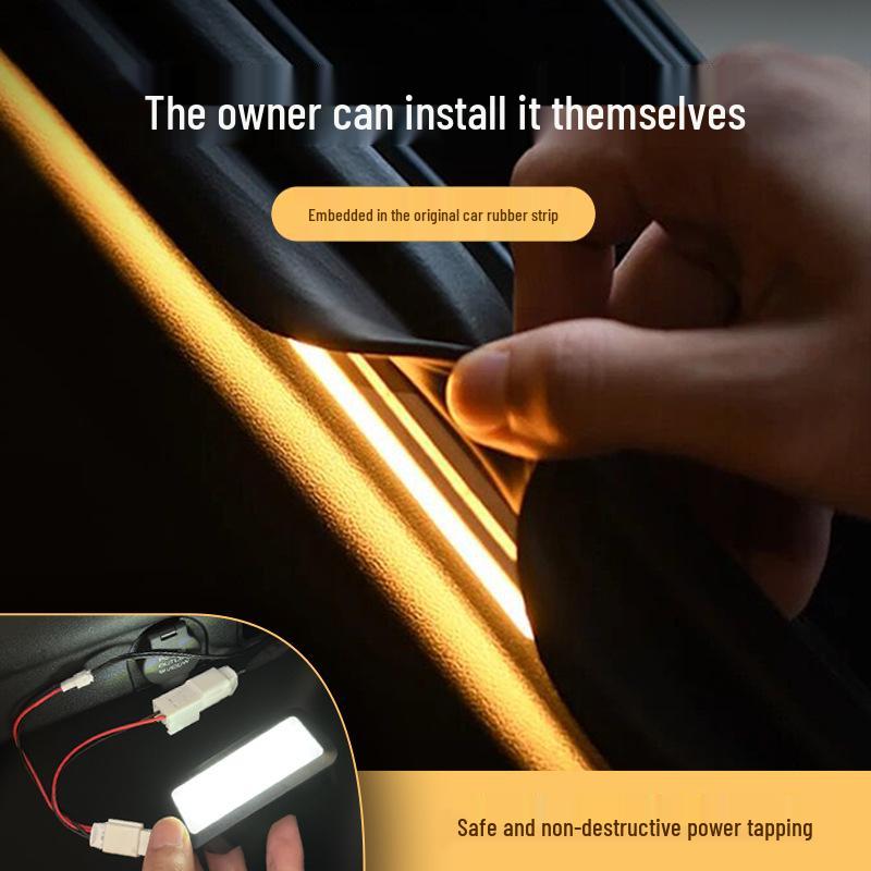 Toyota ESTIMA Светодиодная подсветка багажника и атмосферная динамическая приветственная подсветка задней двери