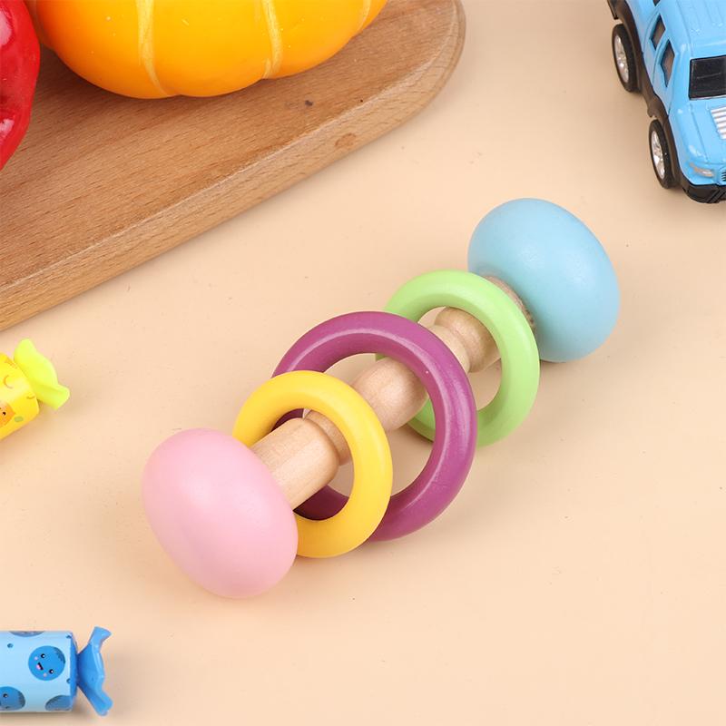 Детский ручной звонящий инструмент, игрушка, деревянные музыкальные инструменты, детская погремушка, игрушки для раннего развития, игрушки для тренировки хватания