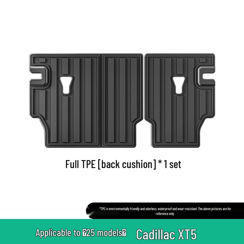 Экологичный коврик в багажник и на спинки сидений для Cadillac XT5/Lyriq 2023-2025 (TPE)