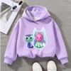 Hoodies Sweatshirts Girls Cute Cartoon Print Children's Sweatshirt Comfortable Casual Hoodie Fashion Top